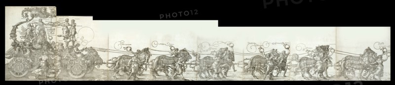 The great triumphal chariot of Maximilian I by Albrecht Durer,