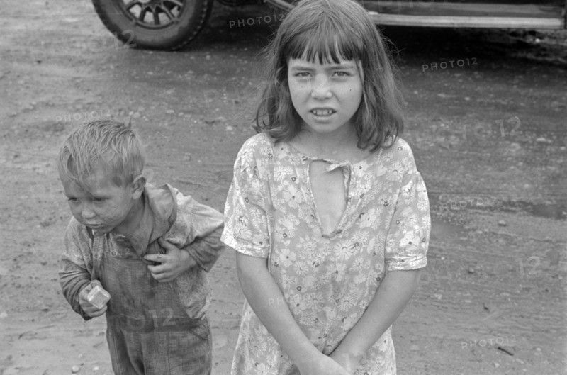 Dweller in Circleville's Hooverville, 1938