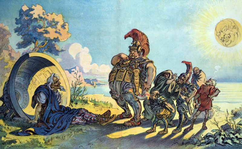 President Taft as Alexander the Great, 1910