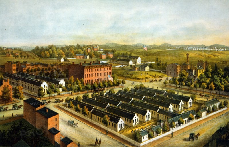 Douglas & Stanton Hospitals, c.1864
