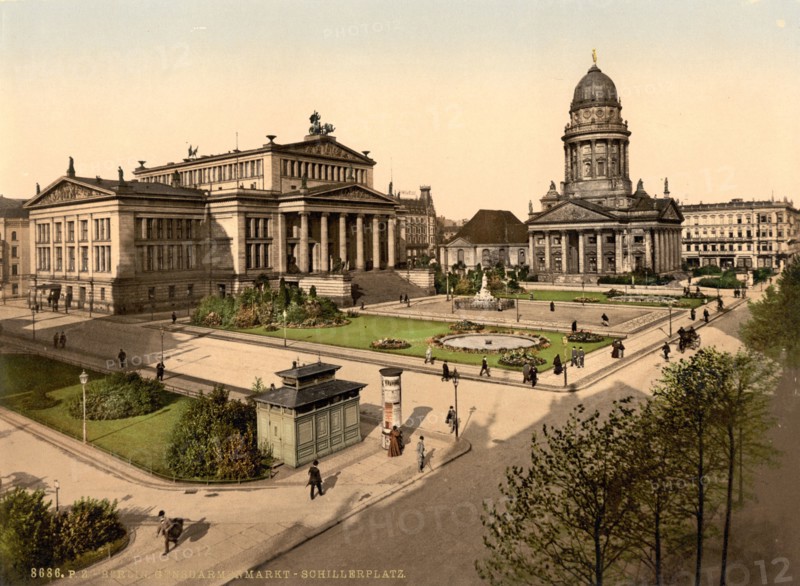 Schiller Square, Berlin, 1890-1900
