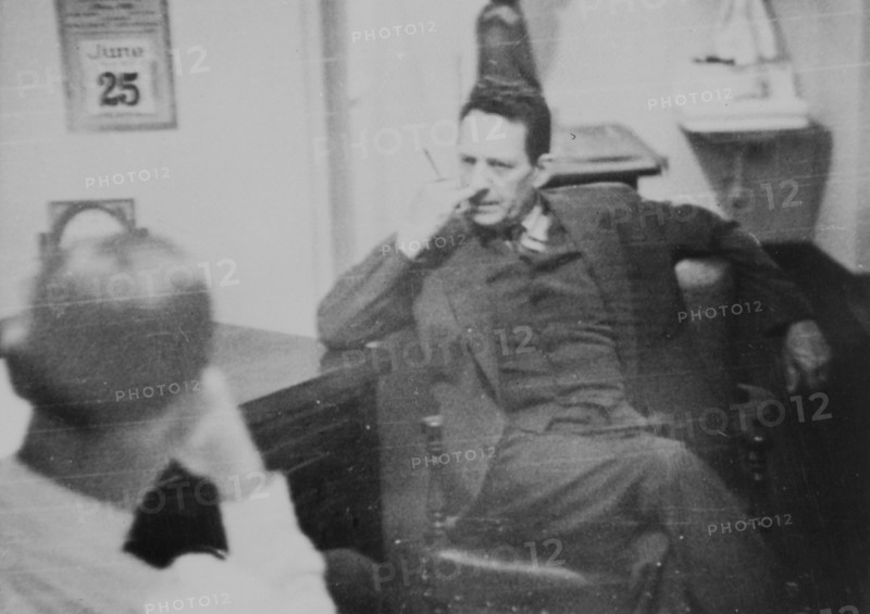 Frederick Duquesne in office of Harry Sawyer, 1941