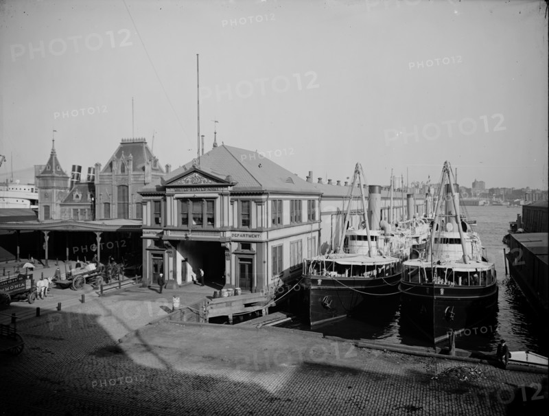 U.S. Government Dock and Wall Street Ferry, New York