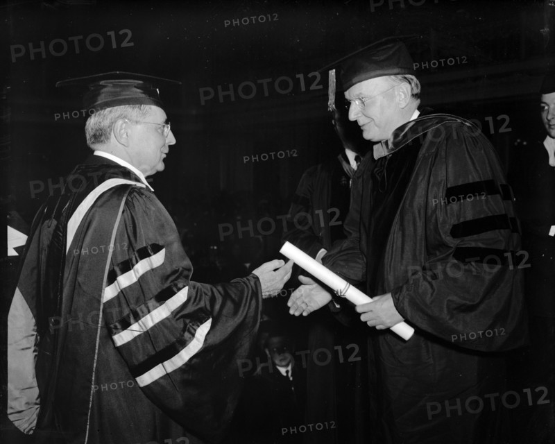 honorary degree was conferred on Democratic anti-New Deal Senator Burton K. Wheeler