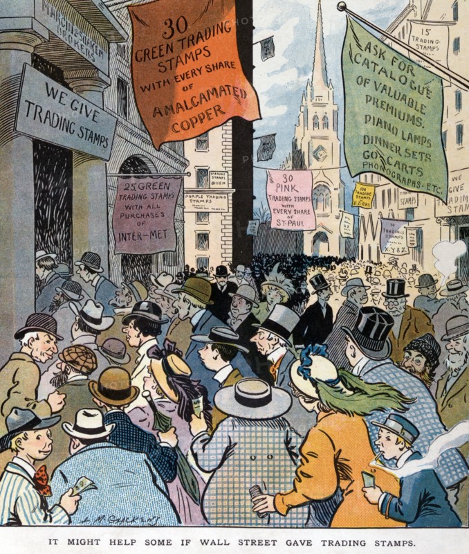 Illustration about Wall Street, 1907