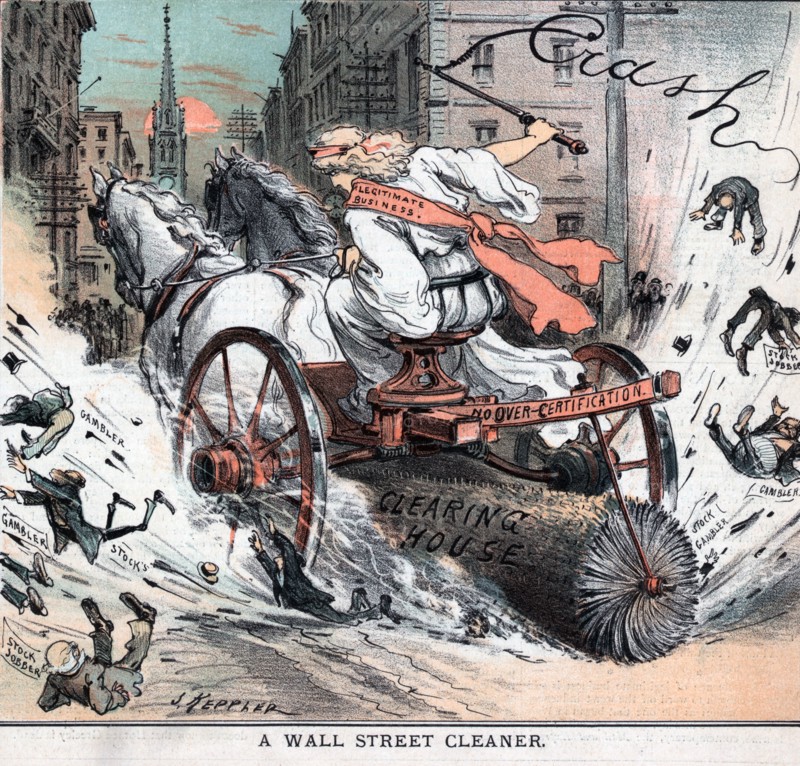 Wall Street cleaner by Joseph Ferdinand Keppler