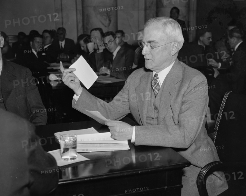 Secretary Of Interior Harold Ickes, 1938