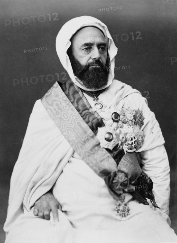 Portrait of Abdelkader ibn Muhieddine
