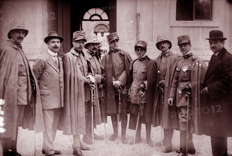 Italian officers in Tripoli, 1911-1912