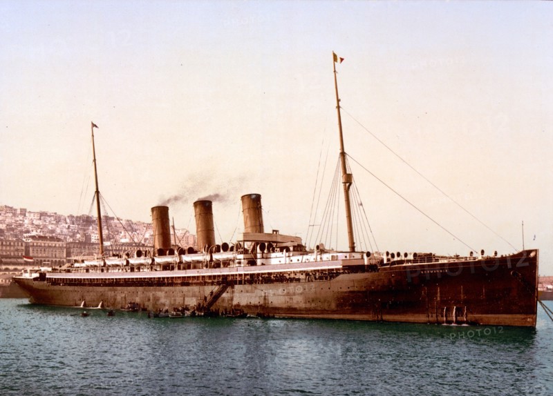 Steamship Normannia, Algiers, Algeria, 1899.