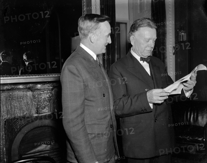 Senators Joseph A. O'Mahoney and William E. Borah,1937