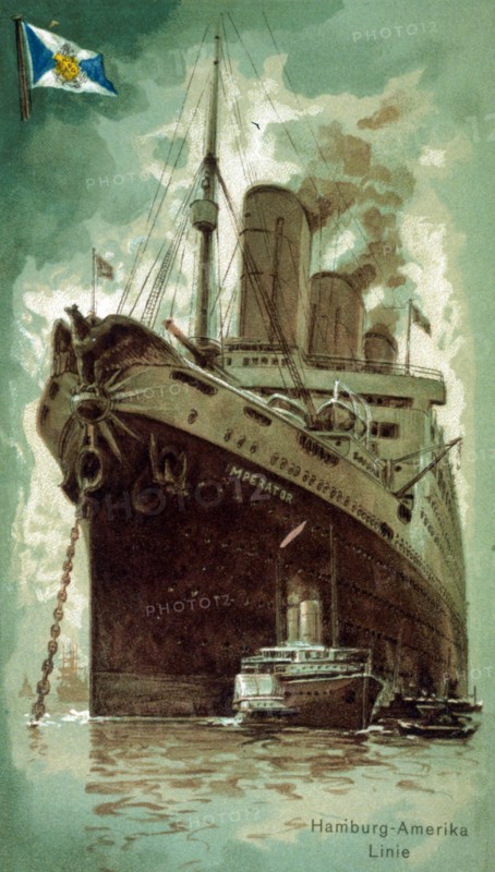 Harry and Beatrice Houdini sailed from Europe to New York, 1914