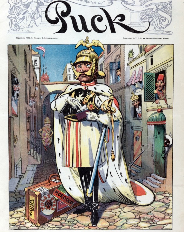 Caricature of William II, emperor of Germany