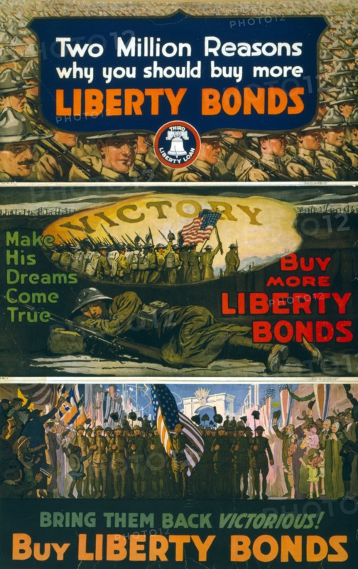 World War One Liberty Bond poster