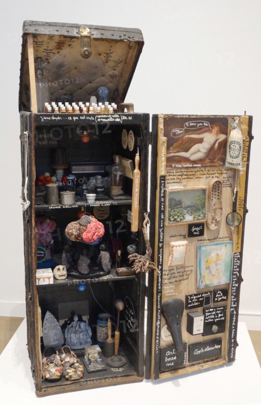Painting titled 'In the Spirit of Fluxus' by Ben (Benjamin Vautier)