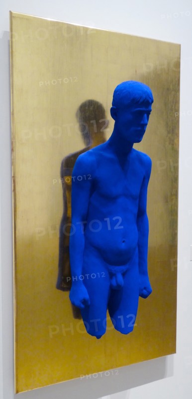Artwork titled 'Portrait-relief Raysse' by Yves Klein