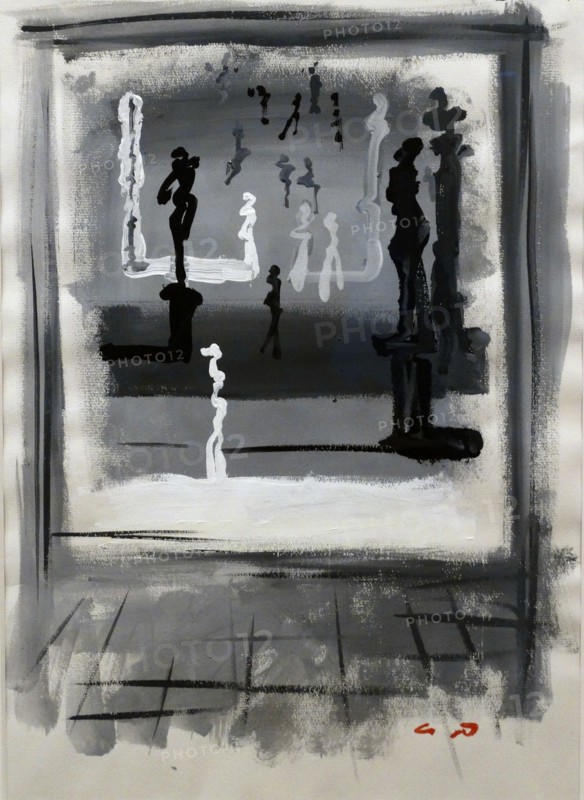 Painting titled 'At the Museum' by André Masson