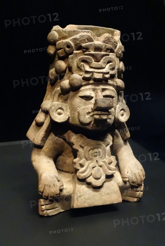 Zapotec terracotta effigy vases from Oaxaca, Mexico. 600-800 AD