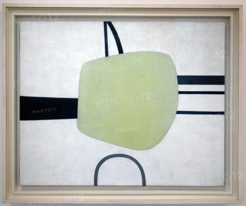 Abstract Composition 1933; Oil on wood, by French painter Jean Hélion (1904 - 1987).