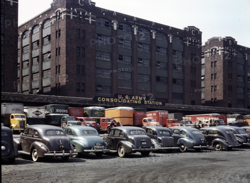Freight Depot of the U.S. Army consolidating station, Chicago Illinois.