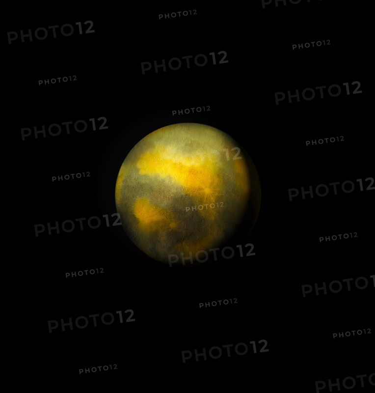 View of Pluto artists impression