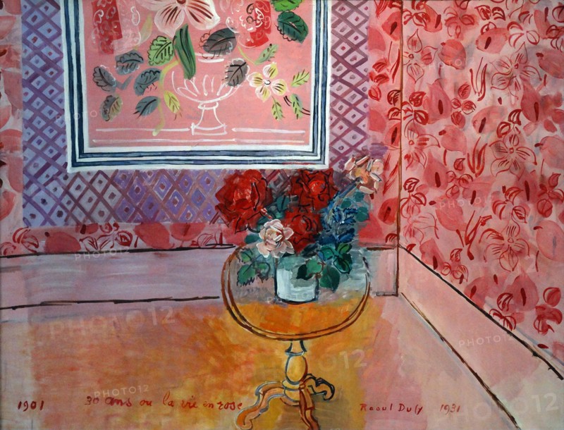 Trente ans ou la vie en rose (Thirty Years or La Vie en Rose) 1931; Oil on canvas by Raoul Dufy