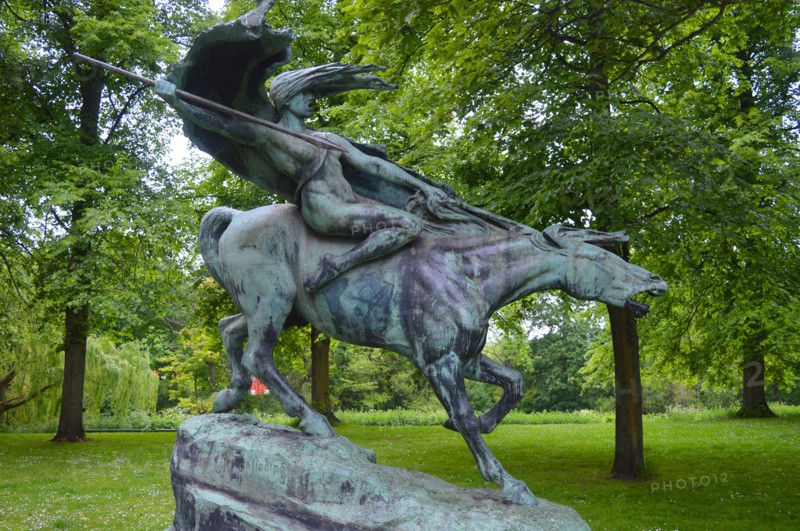 Valkyrie statue 1908 by Stephan Abel Sinding