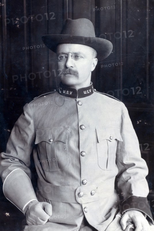 Photograph of Theodore Roosevelt as a Rough Rider