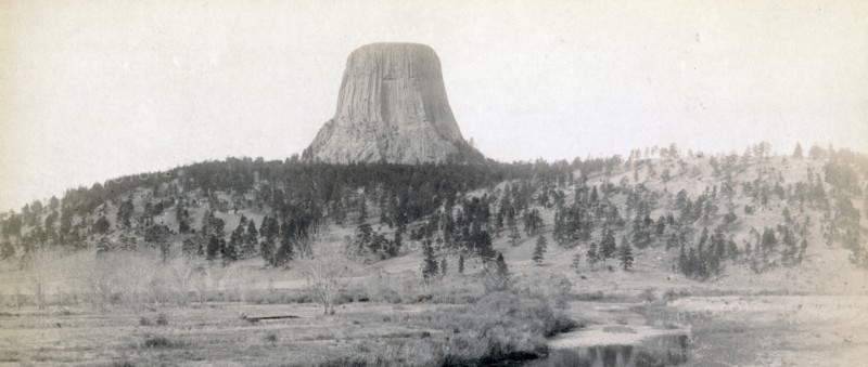 Photographic print of 'The Devil's Tower'