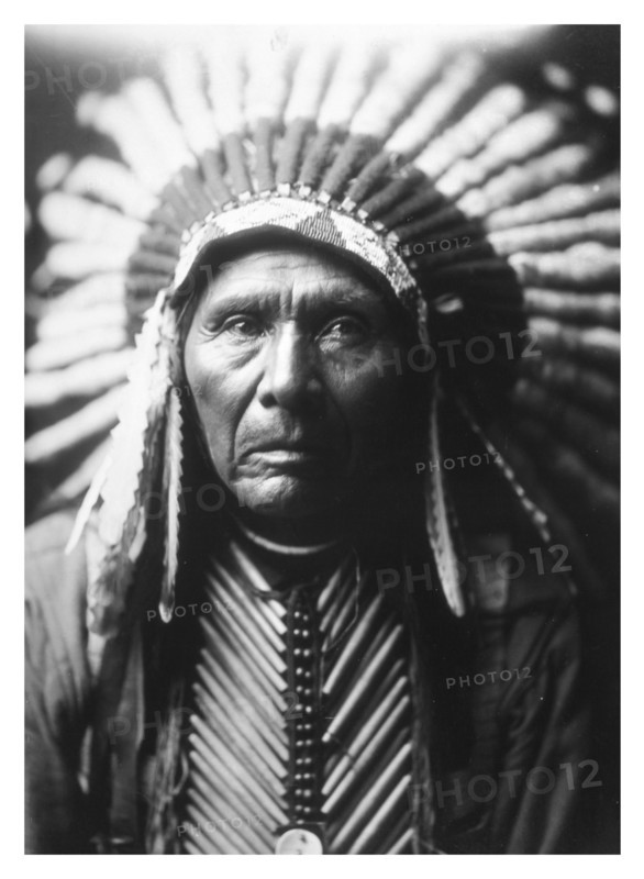 Photographic print of Chief Three Horses