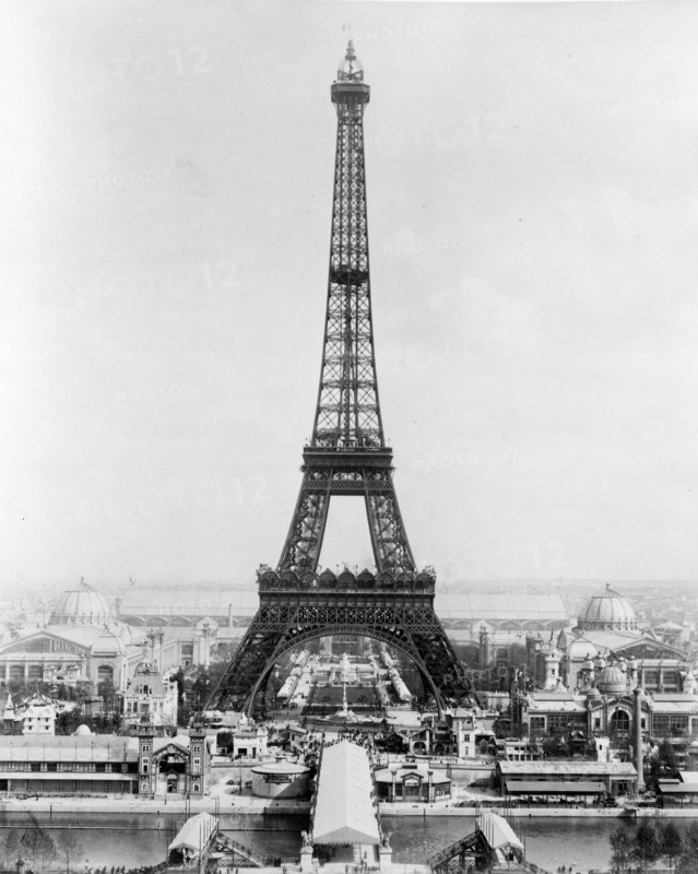 Photographic print of the Eiffel Tower