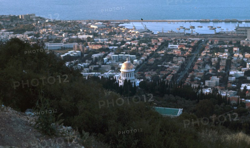Mount Carmel in Haifa in Israel, the location for the Baha'i Shrine of the Bá