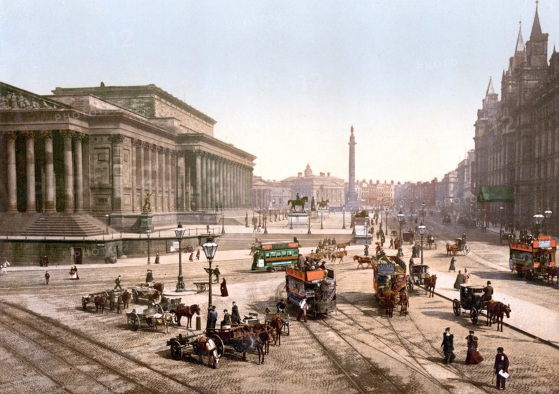 St. George's Hall, Liverpool, England 1890