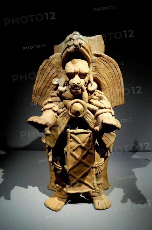 Mayan doorway Censers made for burning incense,
