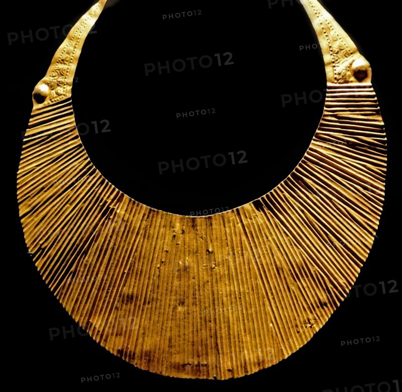 Gold ornament produced by the Nias people, native to Nias, an island off the west coast of North Sumatra,