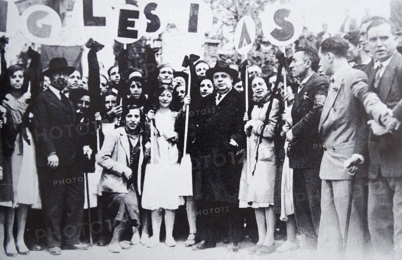 Spanish socialists including Indalecio Prieto Tuero