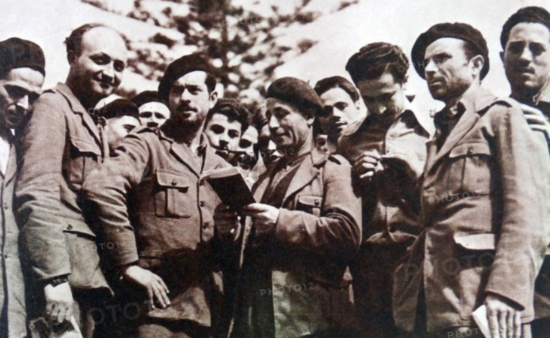 Members of the International Brigade in Albacete
