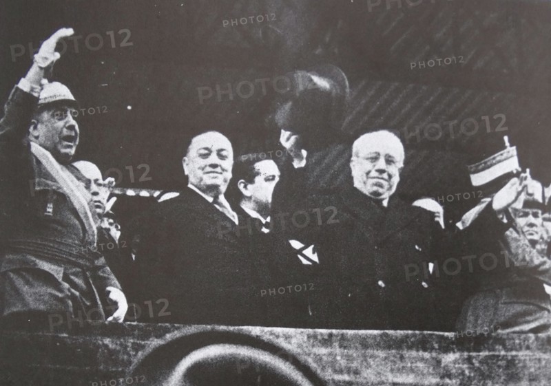 Martinez Barrio President of the Cortes with Miguel Azana 1935