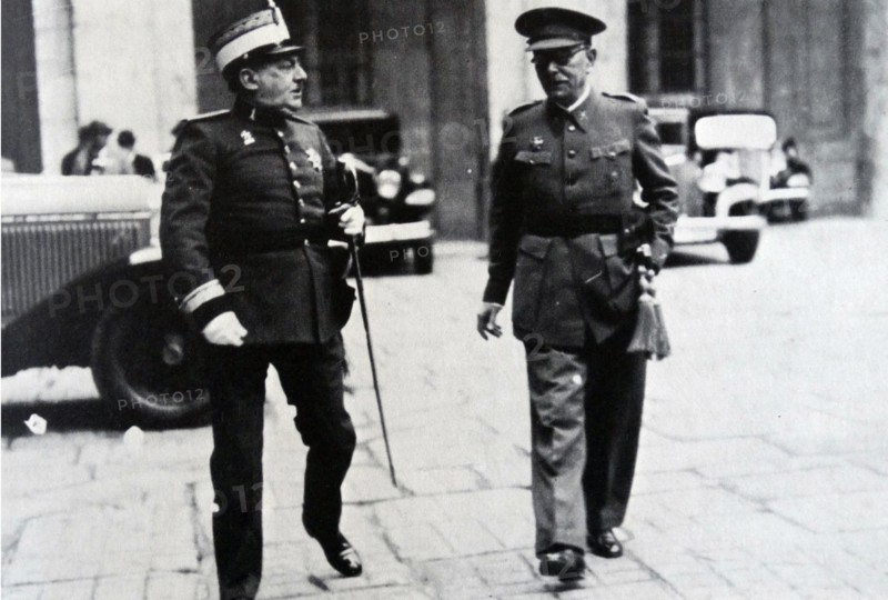 Generals Carlos Masquelet Lacaci and Domingo Batet 1936