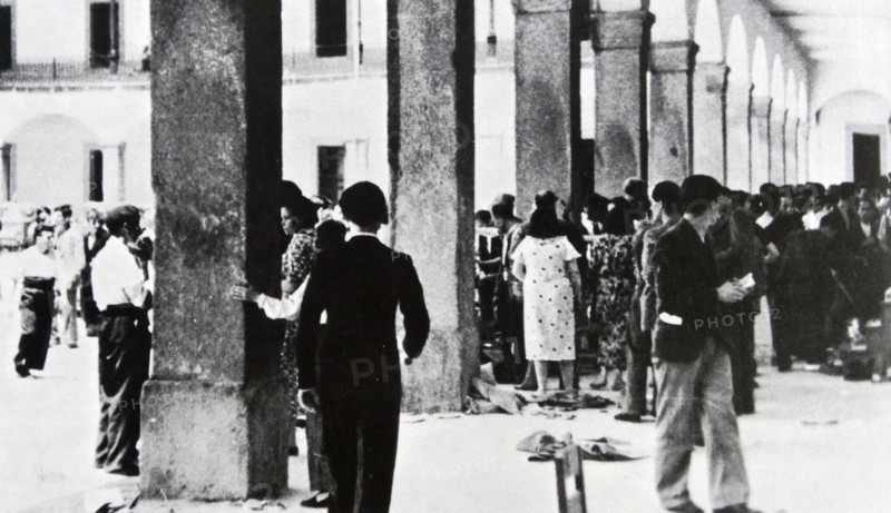 Anti-fascist militias defend Madrid