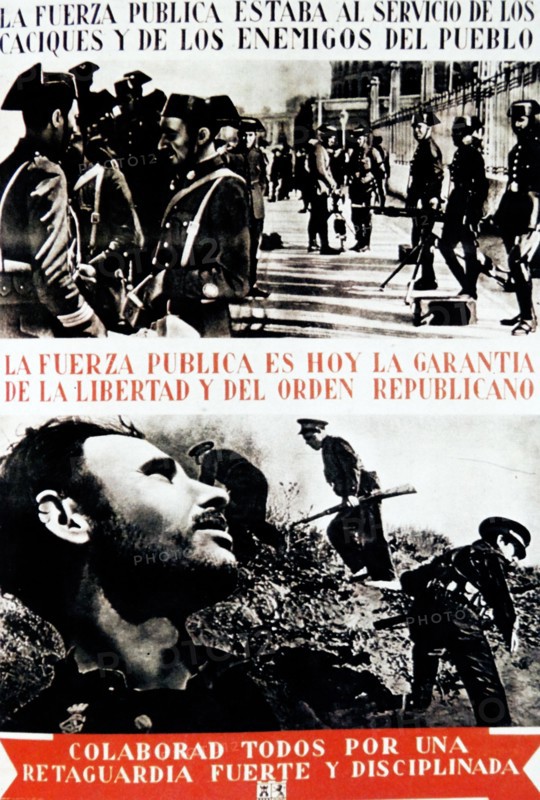 Spanish Civil War Republican propaganda poster