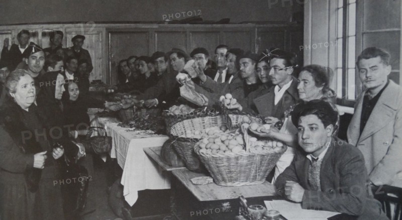 Communal food bank, during the Spanish Civil War