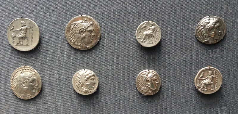 Coins of the reign of Alexander the Great 356-323 BC