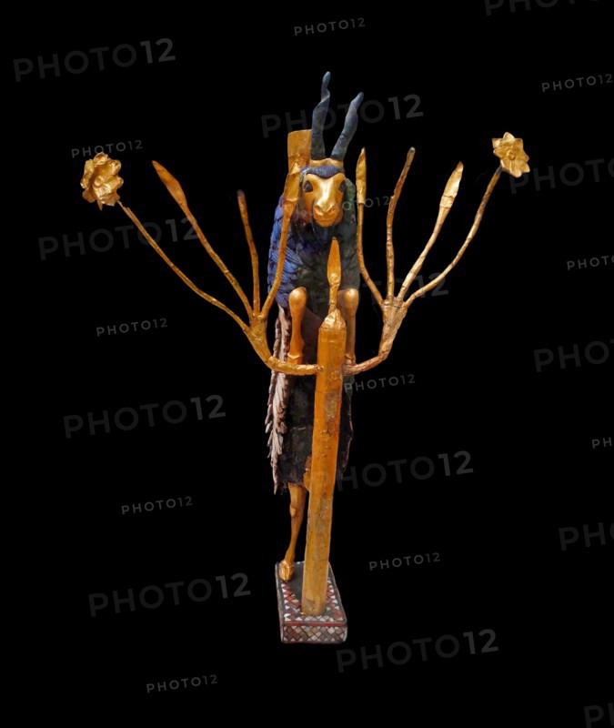 Statuette of a Ram in a Thicket