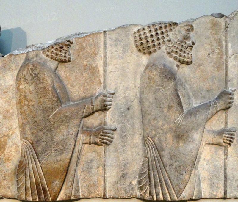 Frieze from a wall at Palace in Persepolis