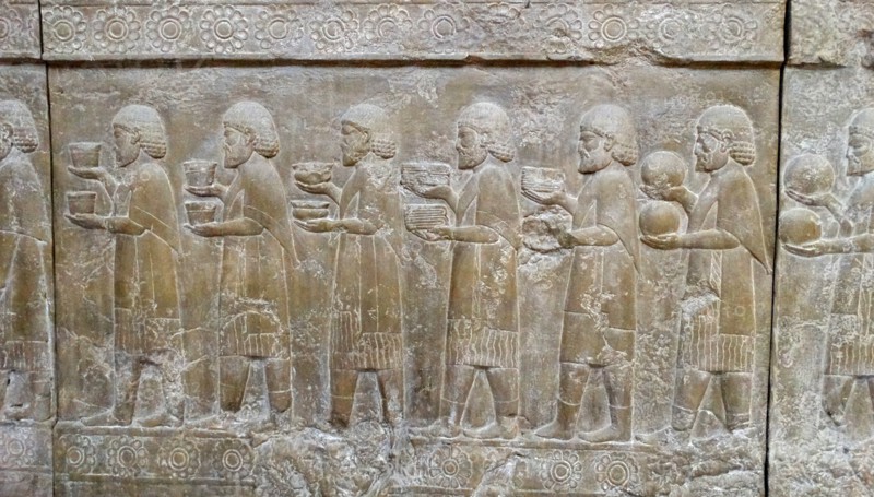 Frieze from a wall at Palace in Persepolis
