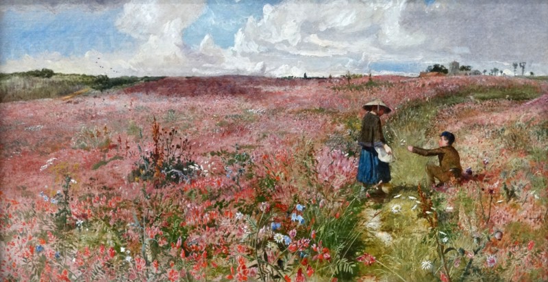 Study for 'Saintfoin in Bloom', John Samuel Raven