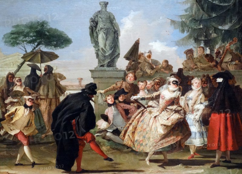 El minuet by Giandomenico Tiepolo