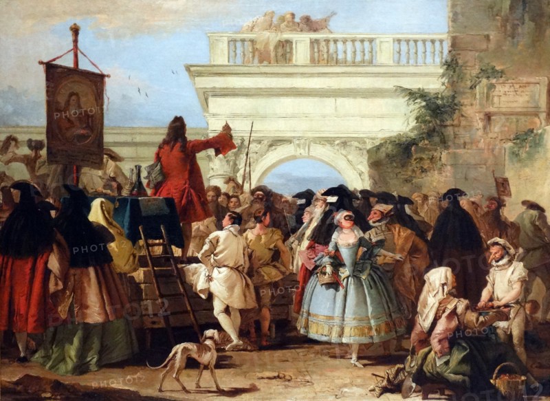 The Charlatan by Giandomenico Tiepolo, 1756