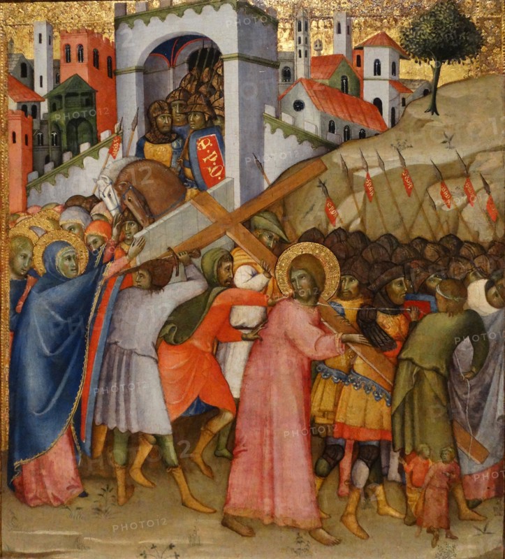 Christ arriving at Calvary by Andrea di Bartolo